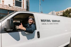 mover in a moving van